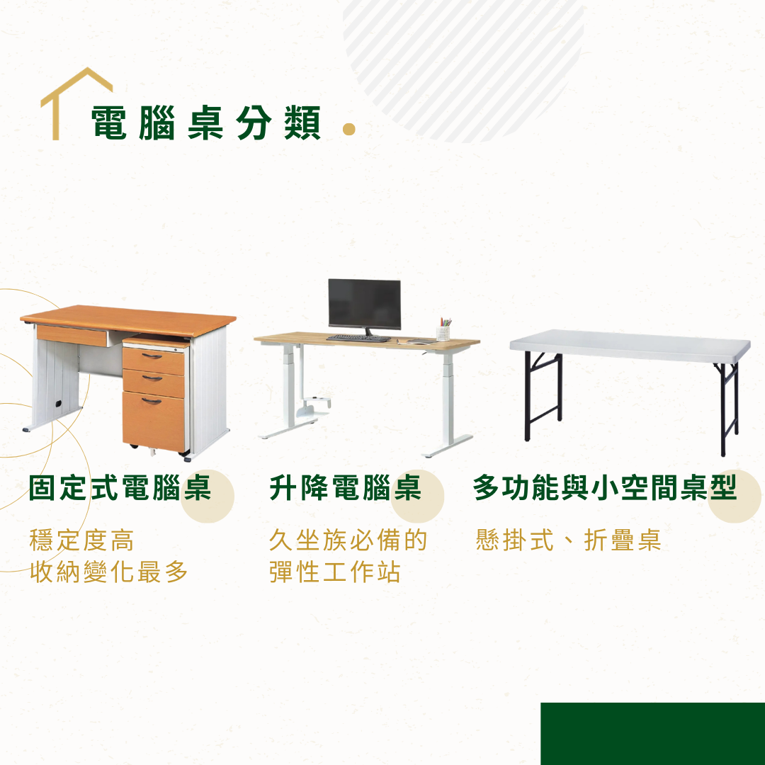 電腦桌種類