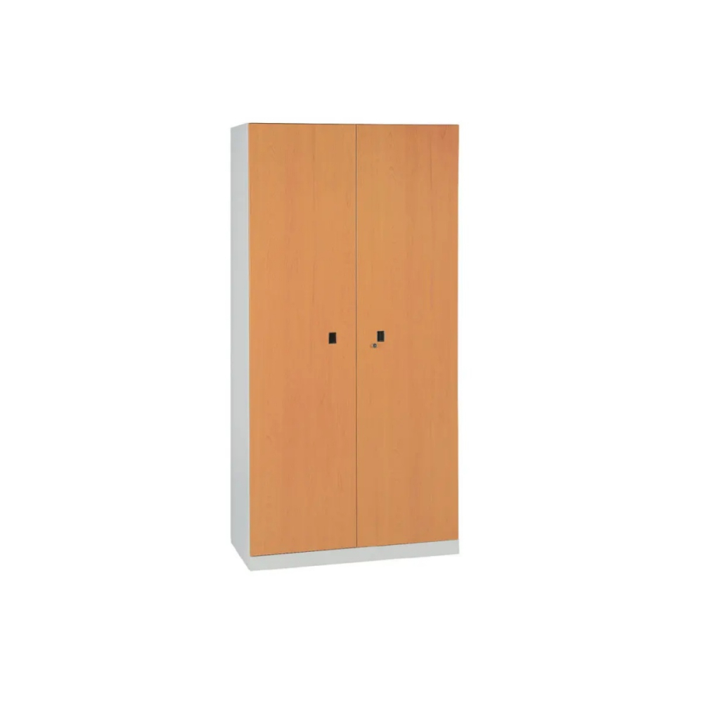 雙開門鋼製公文櫃(熱烤轉印木紋)