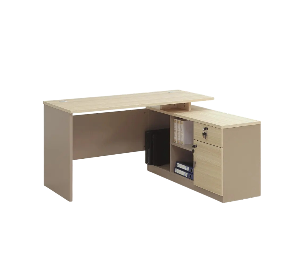 現代時尚L型辦公書桌