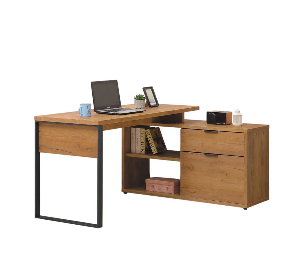 雅博德L型辦公書桌