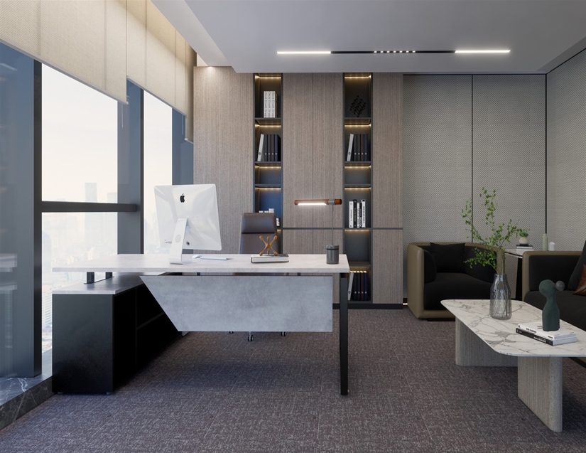 巴克主管桌(客製化尺寸)