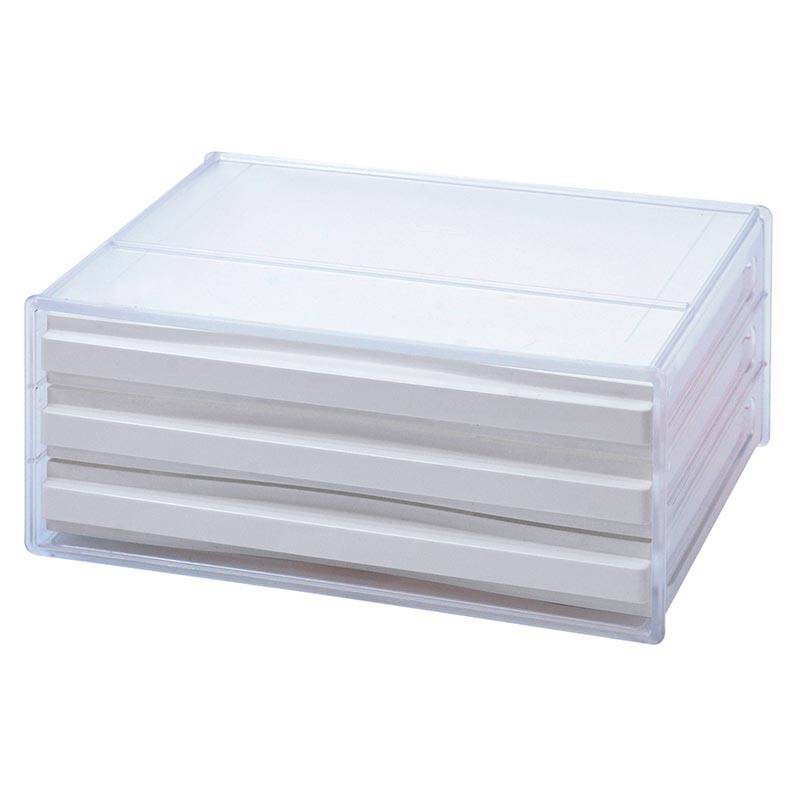 DDH-103 A4桌上橫式文件櫃(3抽)