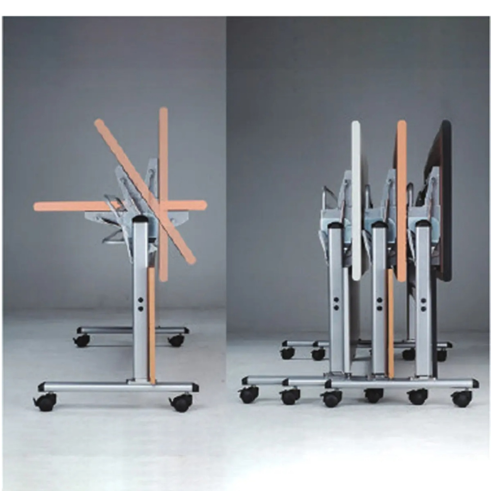 一代檯面可掀式會議桌(掛式前擋)