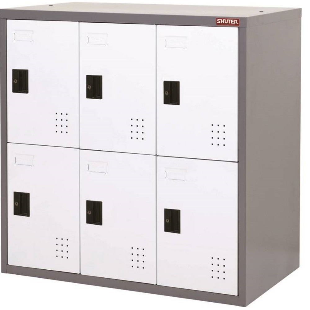 FC9-306K一般鎖6格置物櫃