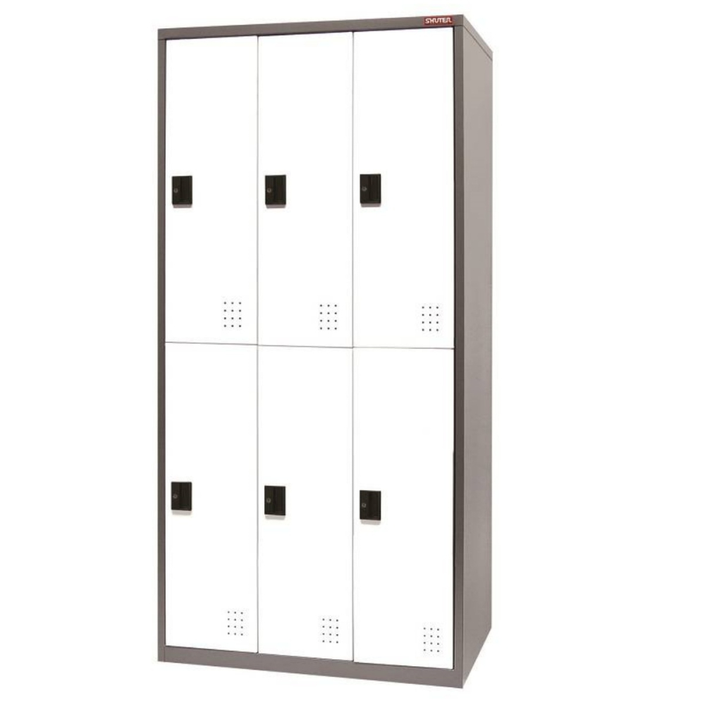 FC-306K一般鎖6格置物櫃