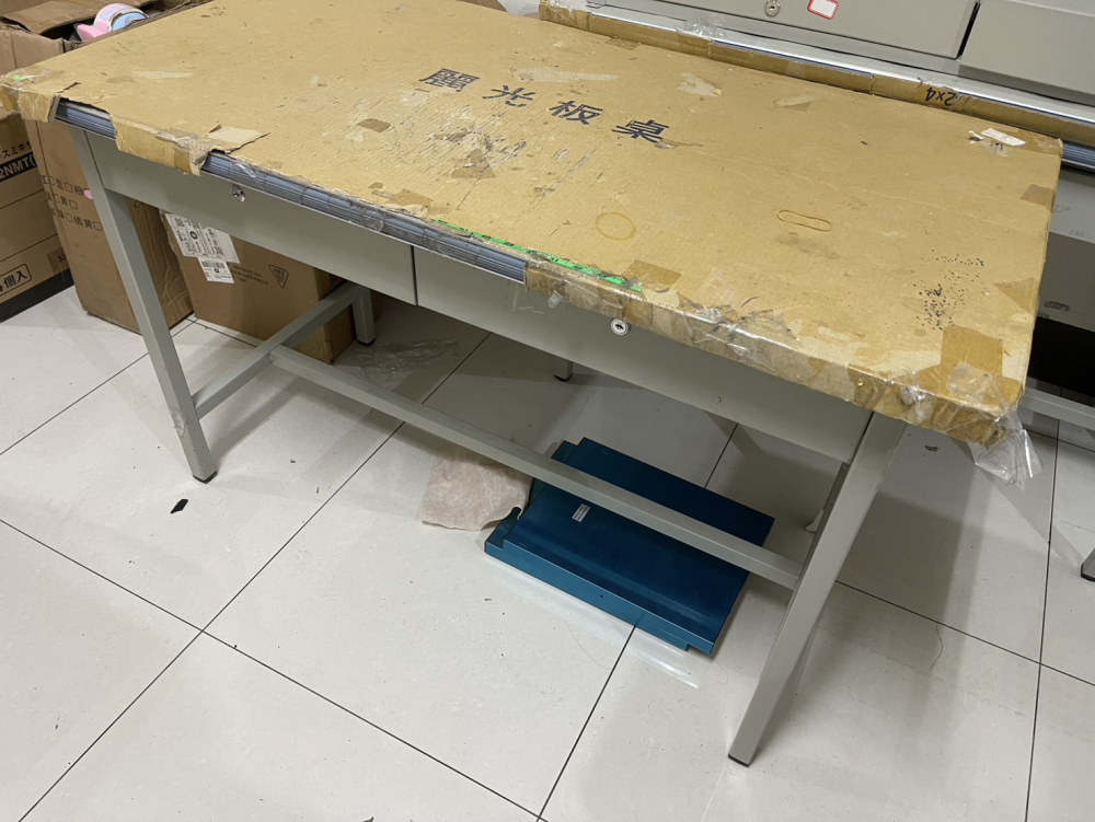 二手4尺二抽工作桌