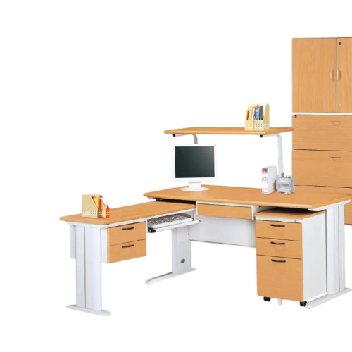 SCD150L辦公桌(905桌體/整組含上架)