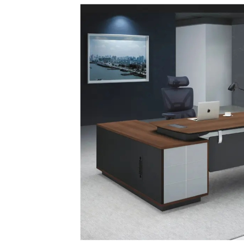 5.8尺凱恩斯古木紋色主管桌